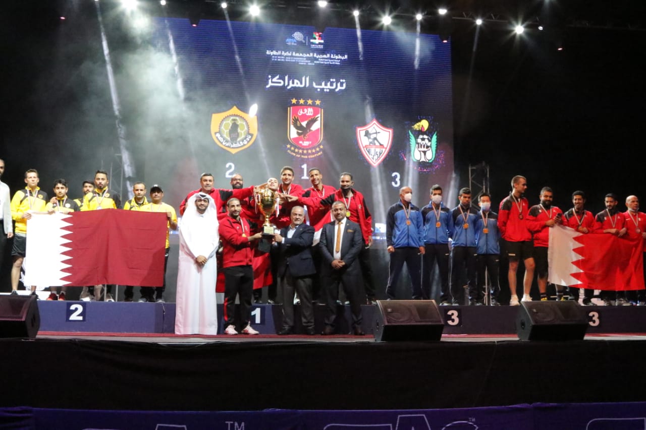 برعاية د. ماهر الحوراني ... اختتام البطولة العربية لكرة الطاولة وتتويج الأهلي المصري بطلاً