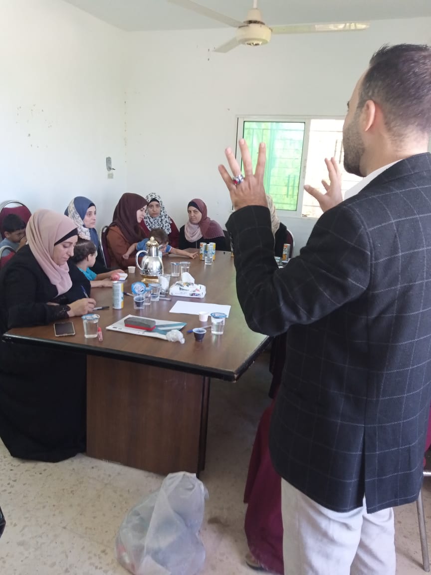 ورشة عمل توعوية في جمعية سيدات حلاوة حول المشاركة الاقتصادية للنساء والفتيات 
