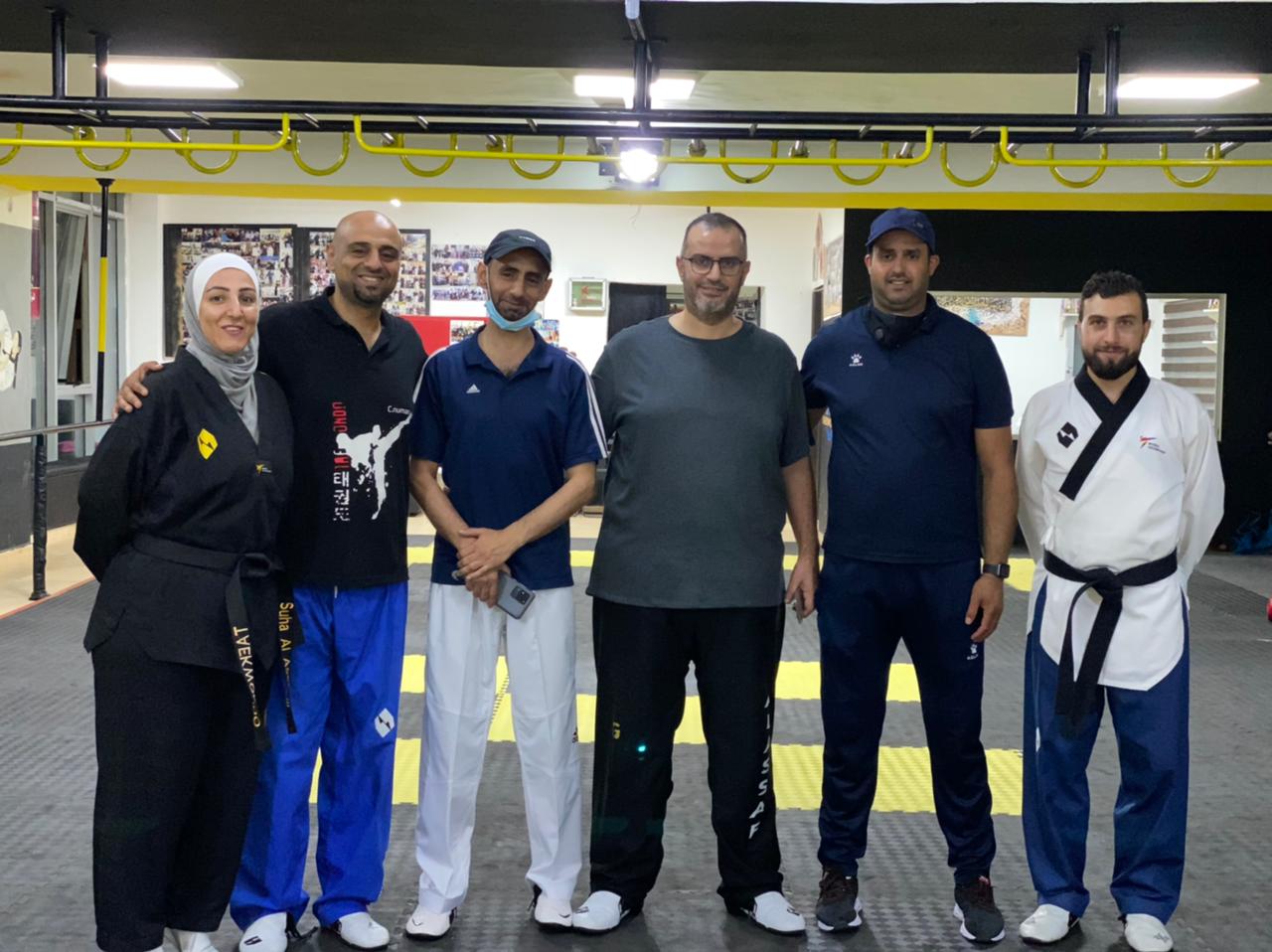 إقامة التدريب المشترك بين مركز الفوارس ومركز رايزن للقتال بين اللاعبات