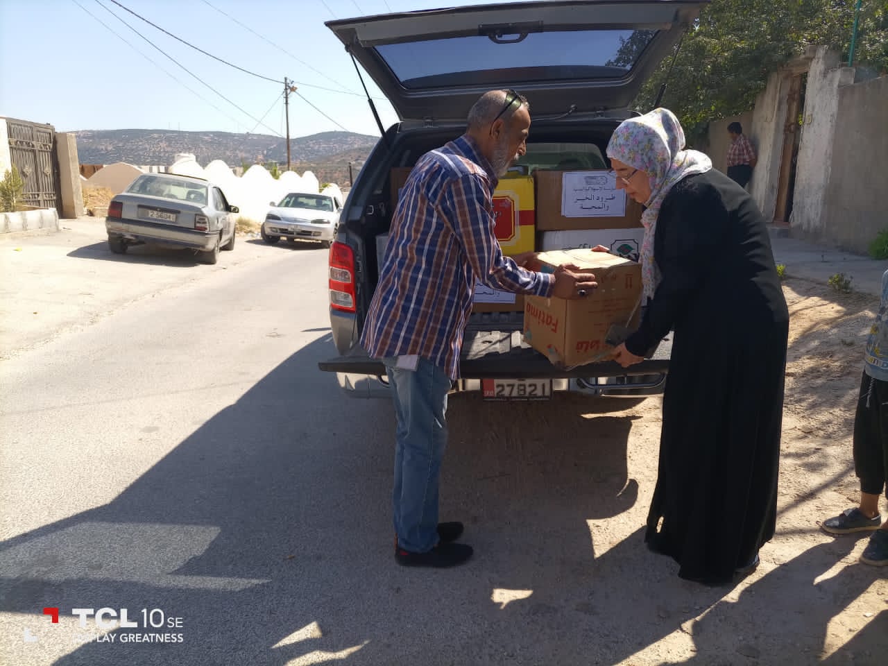  تنمية اموال الاوقاف ومبادرة يلا نتعاون على الخير  فى عجلون 