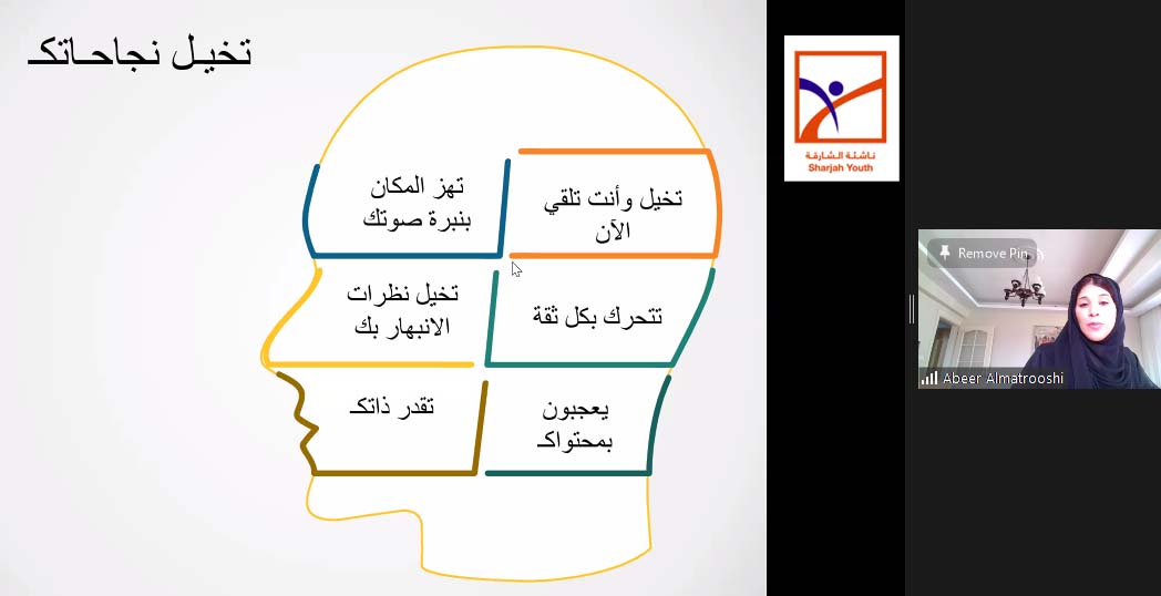    ناشئة الشارقة تصقل مهارات منتسبيها في برنامج  تحدث لتبهر نفسك والآخرين 