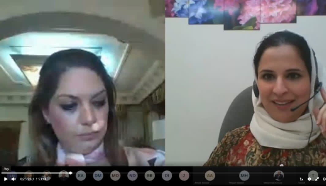 اليوم الوظيفي الأول لطلبة كلية الأعمال في جامعة جدارا عبر تطبيق مايكروسوفت تيمز 