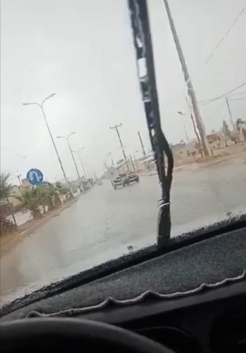 امطار غزيرة تشهدها مناطق الشوبك ووادي موسى وقضاء ايل بمحافظة معان .. فيديو