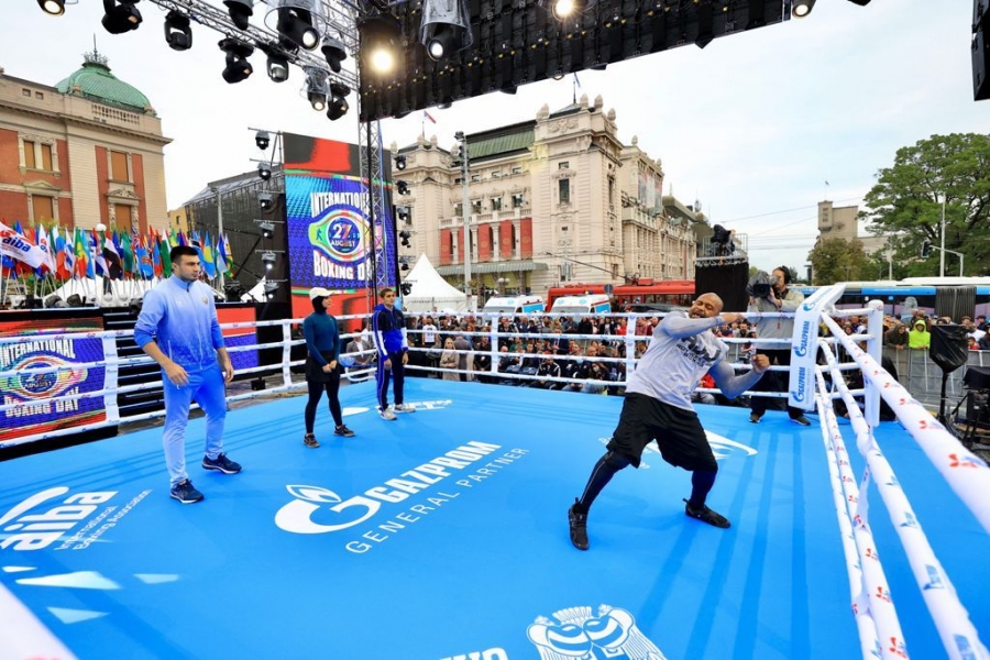 الملاكمة تتحد للإحتفالات باليوم العالمي للعبة