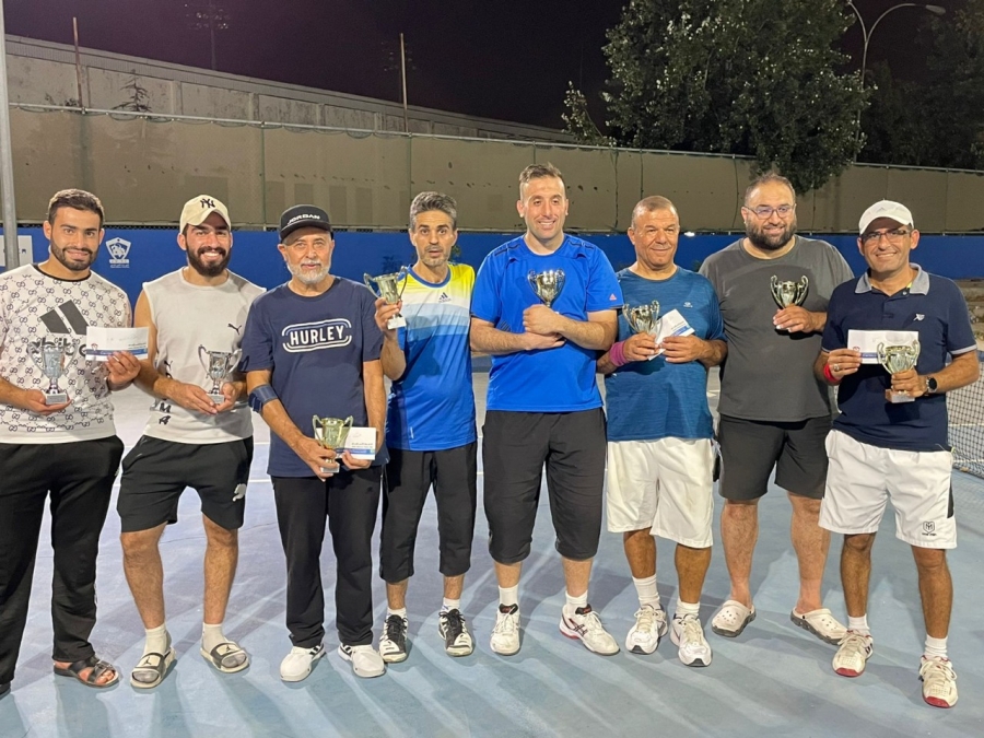 القدومي يتوج الاشقاء التميمي وعليان وصالح في تنشيطية التنس الرابعة