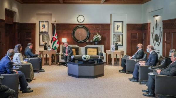 الملك يستقبل رئيس حكومة الوحدة الوطنية الليبية عبدالحميد الدبيبة