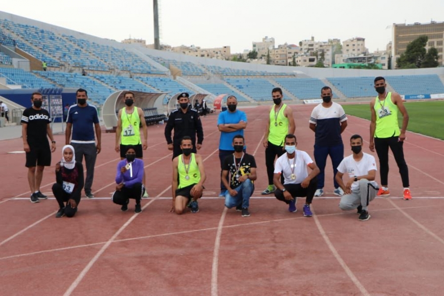 نشامى فريق الأمن العام لألعاب القوى يحصدون المراكز الاولى في بطولة المملكة المفتوحة