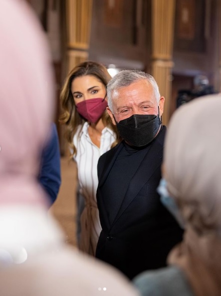 الملك والملكة يلتقيان المتفوقين بالتوجيهي لعام 2021