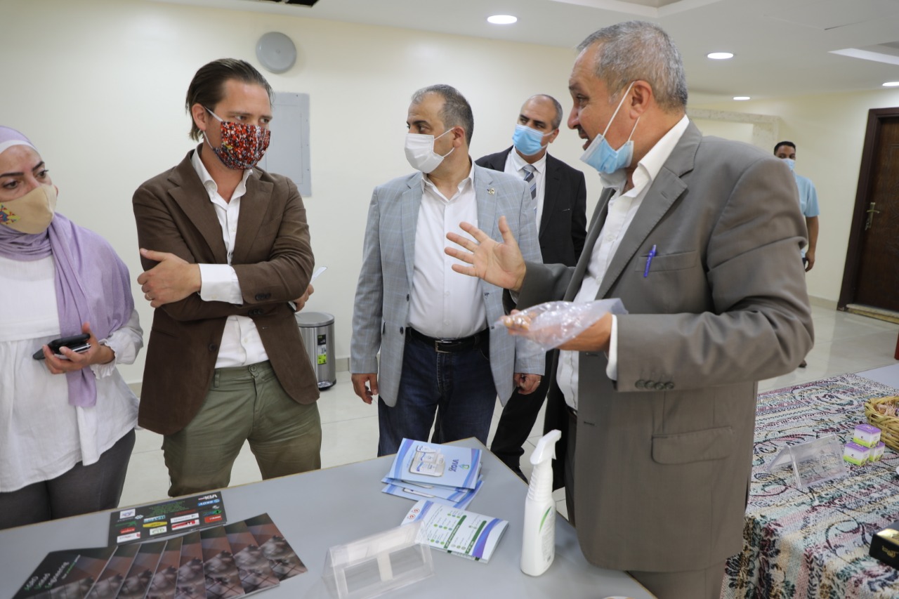 وفد هولندي يزور المركز الوطني للبحوث الزراعية