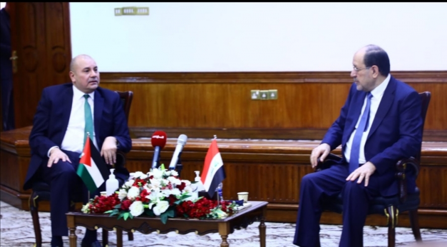 نوري المالكي يؤكد للعودات دعم الاتفاقيات الأردنية العراقية