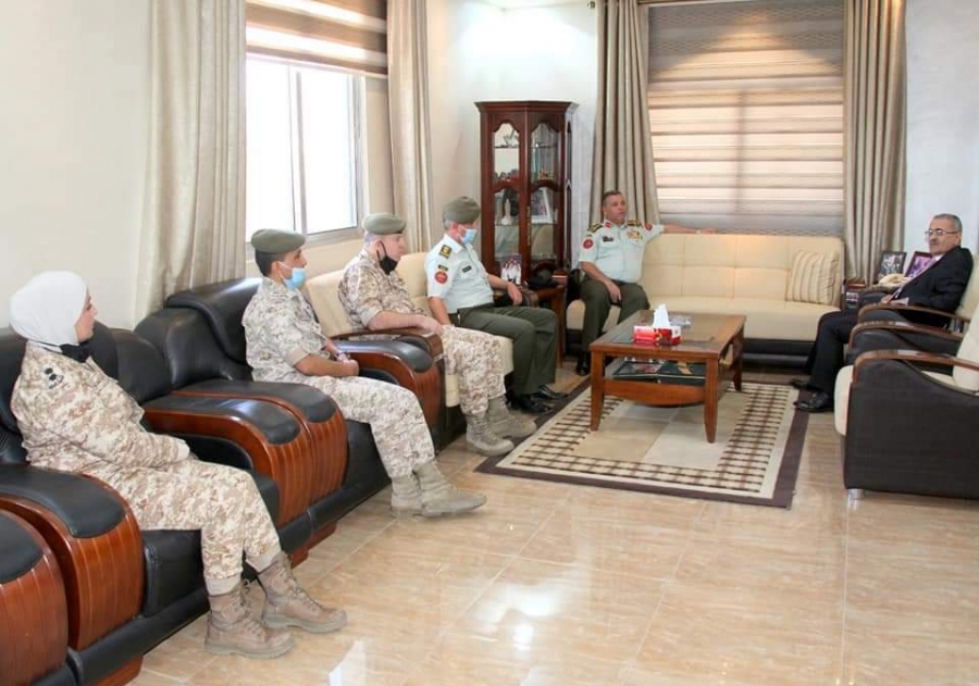 الرئيس الضمور يستقبل مدير التربية والتعليم والثقافة العسكرية في جامعة آل البيت