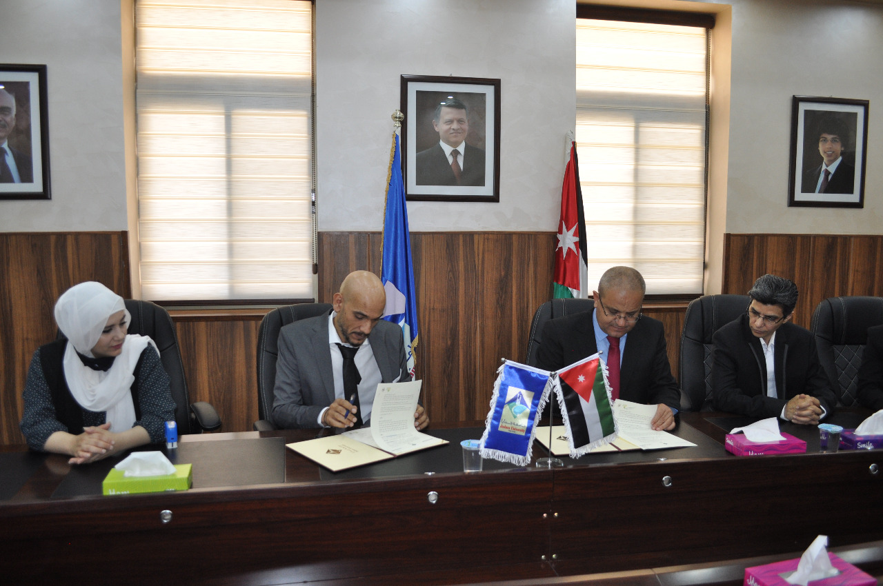 جامعة جدارا توقع مذكرة تفاهم مع مركز أجوان الدولي للتدريب والتطوير 