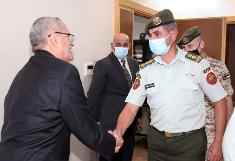 الرئيس الضمور يستقبل مدير التربية والتعليم والثقافة العسكرية في جامعة آل البيت 