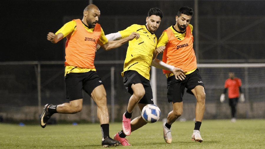 “النشامى” ينهي تحضيراته للقاء البحرين اليوم (صور)