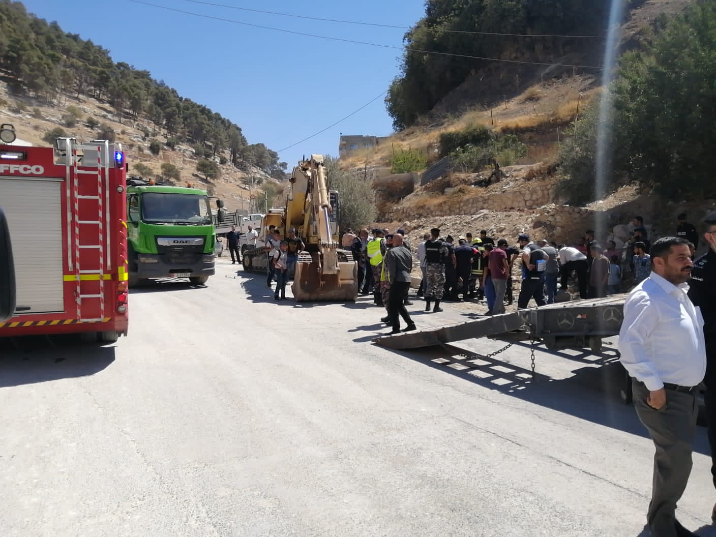 ضبط اعتداءات ضخمة في منطقة وادي السير على نبع عين الكرسي لبيع صهاريج مياه مخالفة 