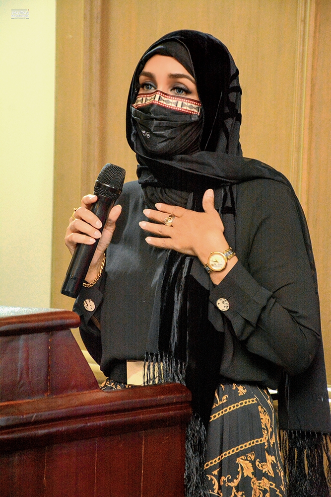 سلافة الغامدي تحصد جائزة جلوريا العرب لإنجازات المرأة المتميزة 