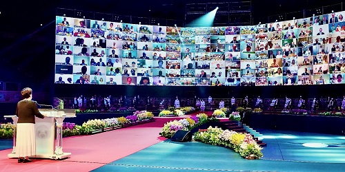 اتحاد السلام العالمي یعقد مبادرة خلیة التفكیر 2022 ضمن تجمّع الأمل