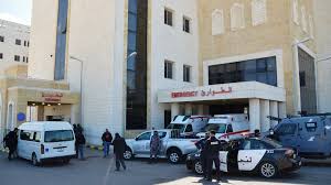 حريق بالطابق السابع تحت الأرض بمستشفى السلط