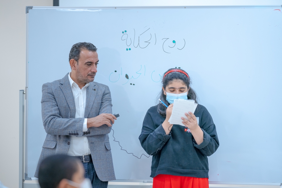 روح الحكایة في ورشة استباقیة ضمن ملتقى  الراوي الـ ٢١ 