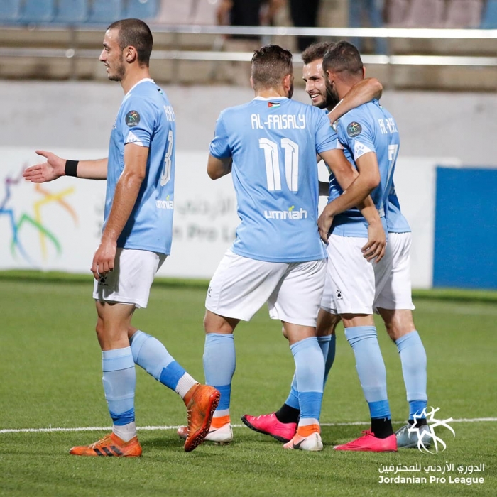 الفيصلي يمتع جمهوره وينتصر على الجزيرة برباعية نظيفة