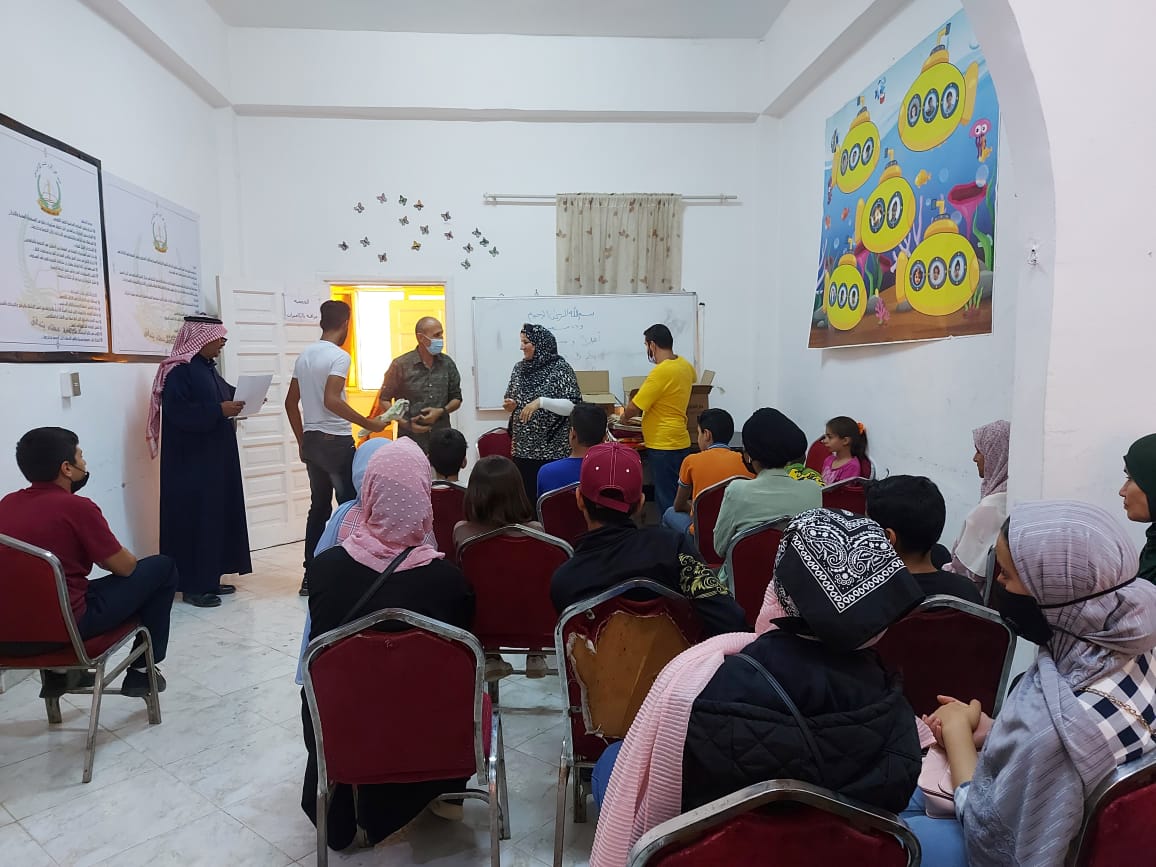 جمعية عبق النور للتنميه الاجتماعية توزع القرطاسية للطلاب والطالبات المسجلين على قوائم الجمعية 
