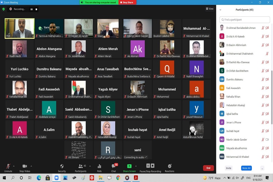 اليرموك تنظم مؤتمرا علميا في علم الرياضيات احتفاءً بمئوية الدولة الأردنية
