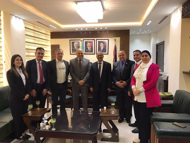 أمين عام إتحاد الجامعات العربية يزور جامعة آل البيت