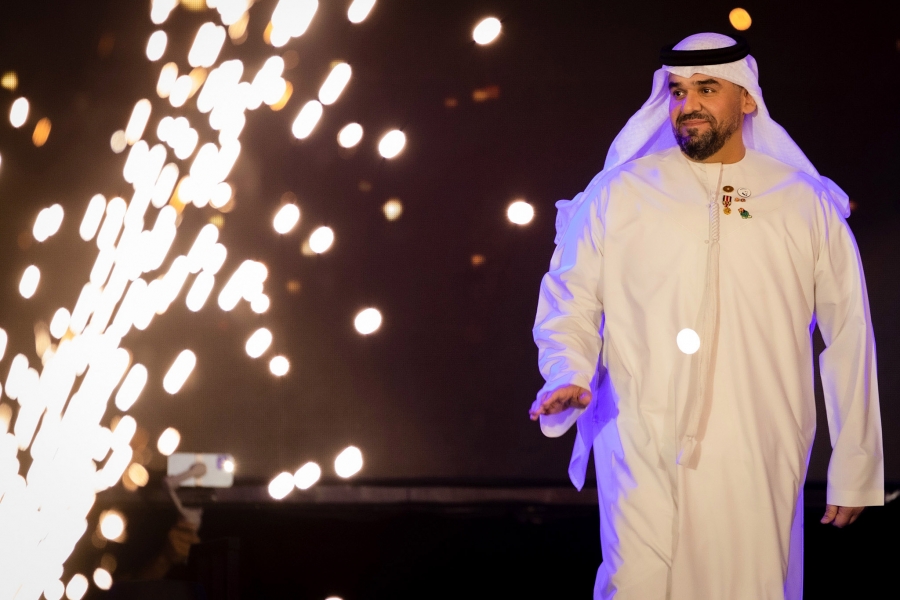 حسین الجسمي یَطرب على غناء الجمھور السعودي في جدة إحتفالاً  بالیوم الوطني الـ91 للمملكة