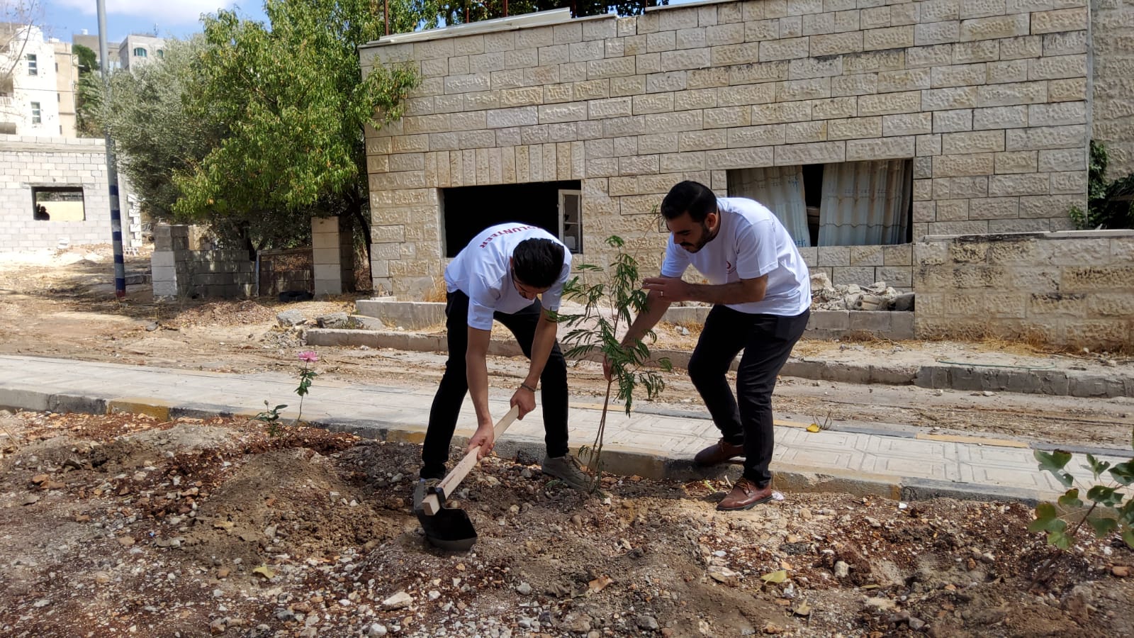 بلدية السلط و كاريتاس السلط تطلقان مبادرة لزراعة الأشجار في حديقة البقيع التابعة للبلدية