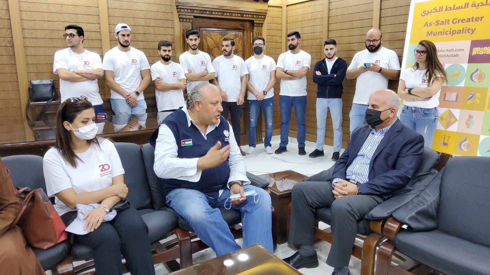 بلدية السلط و كاريتاس السلط تطلقان مبادرة لزراعة الأشجار في حديقة البقيع التابعة للبلدية