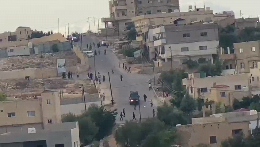 تجدد الاشتباكات في بلدة جفين غرب اربد أثر مقتل شخص قبل شهرين _فيديو