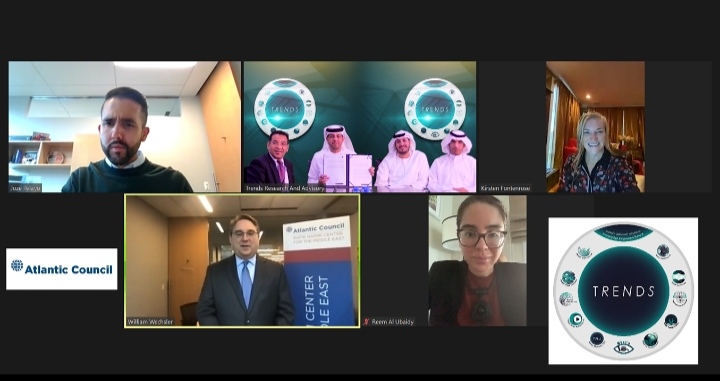مركز تریندز یوقّع اتفاقیة تعاون وشراكة مع مؤسسة المجلس  الأطلسي