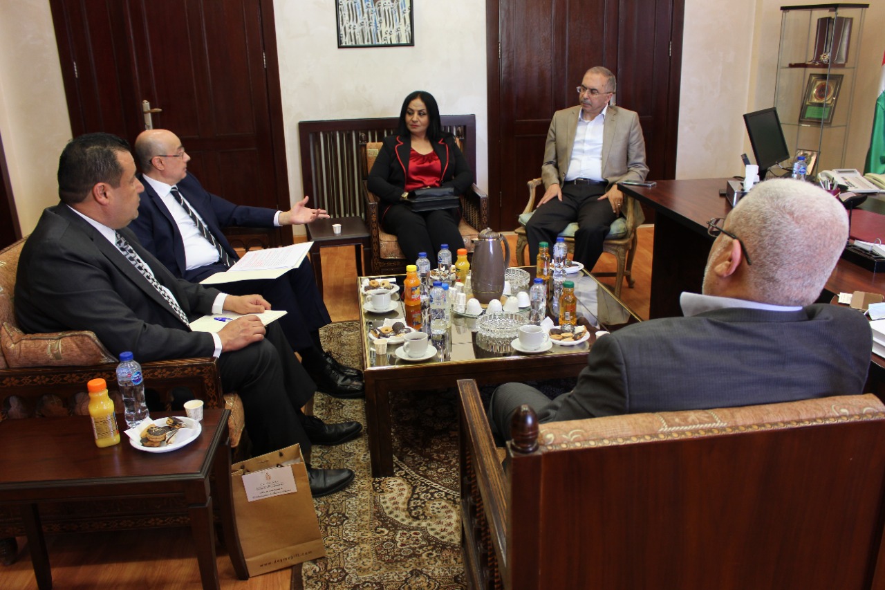 الغرايبة يستقبل السفير التونسي لدى المملكة  صور