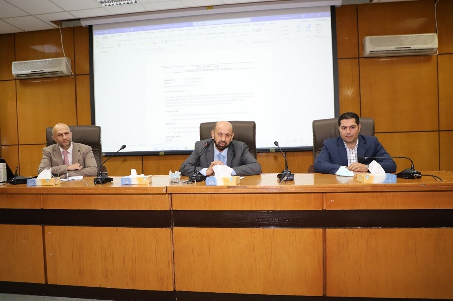 مركز الملكة رانيا في اليرموك يعقد دورة المهارات الإدارية باللغة الإنجليزية
