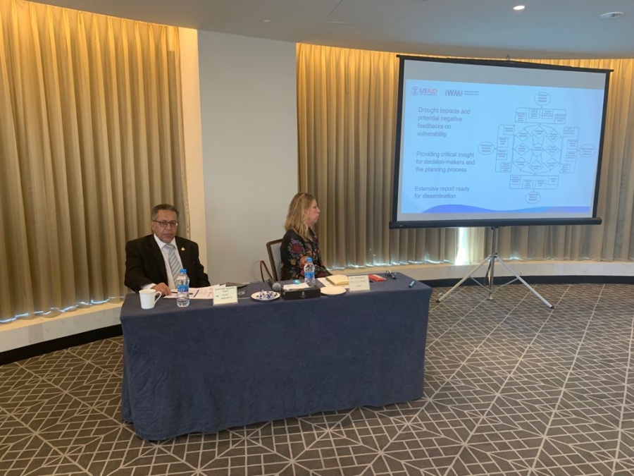 أمين عام وزارة المياه والري يفتتح ورشة عمل خاصة في ادارة الجفاف بالاردن