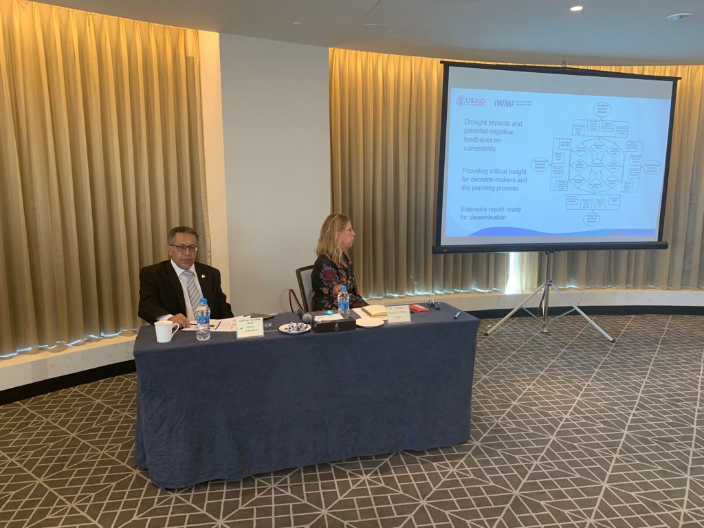 أمين عام وزارة المياه والري يفتتح ورشة عمل خاصة في ادارة الجفاف بالاردن 