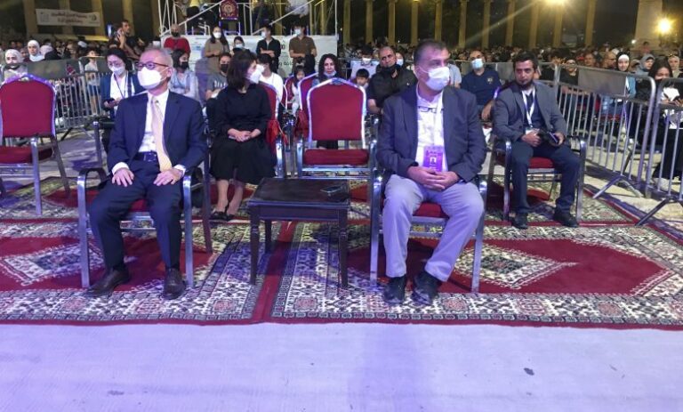 السفير الكوري يزور مهرجان جرش