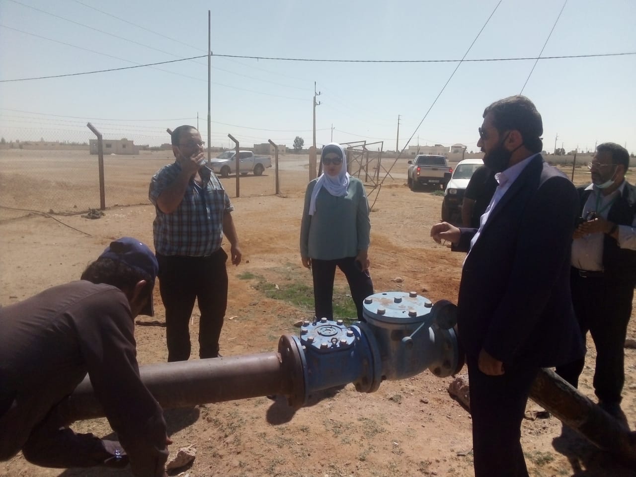  كريشان يتابع هاتفياً شكوى مواطني الجفرحول رائحة الكبريت المنبعثة من أحد آبار المياه غير العاملة