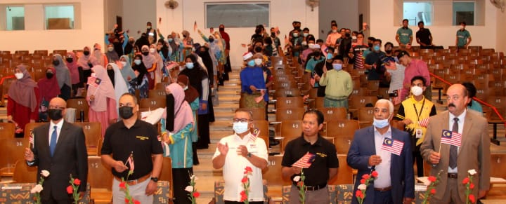 الطلبة الماليزيين في جامعة آل البيت يحتفلون بعيد استقلال مملكتهم وباستقبال الطلبة الجدد 