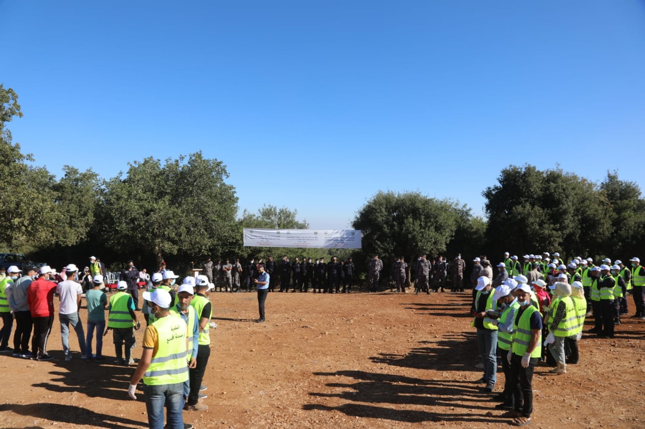 مديرية الأمن العام تطلق الحملة الوطنية لحماية البيئة بيئتنا ... رئتنا .. صور 