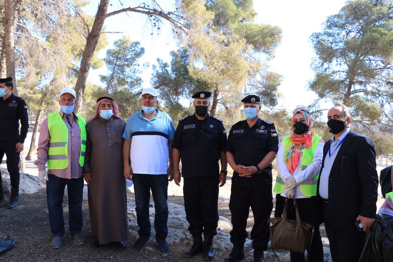مديرية الأمن العام تطلق الحملة الوطنية لحماية البيئة بيئتنا ... رئتنا .. صور 