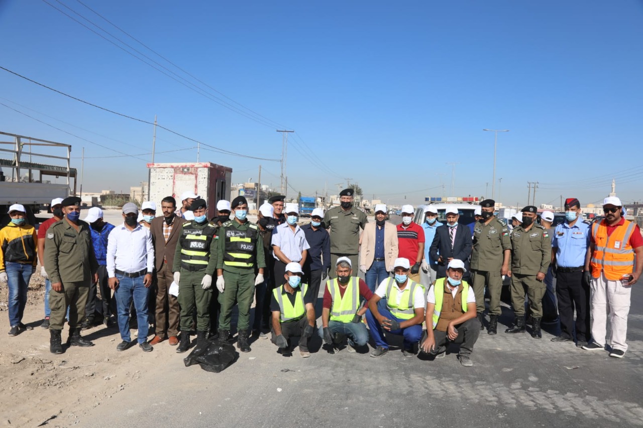 مديرية الأمن العام تطلق الحملة الوطنية لحماية البيئة بيئتنا ... رئتنا .. صور 