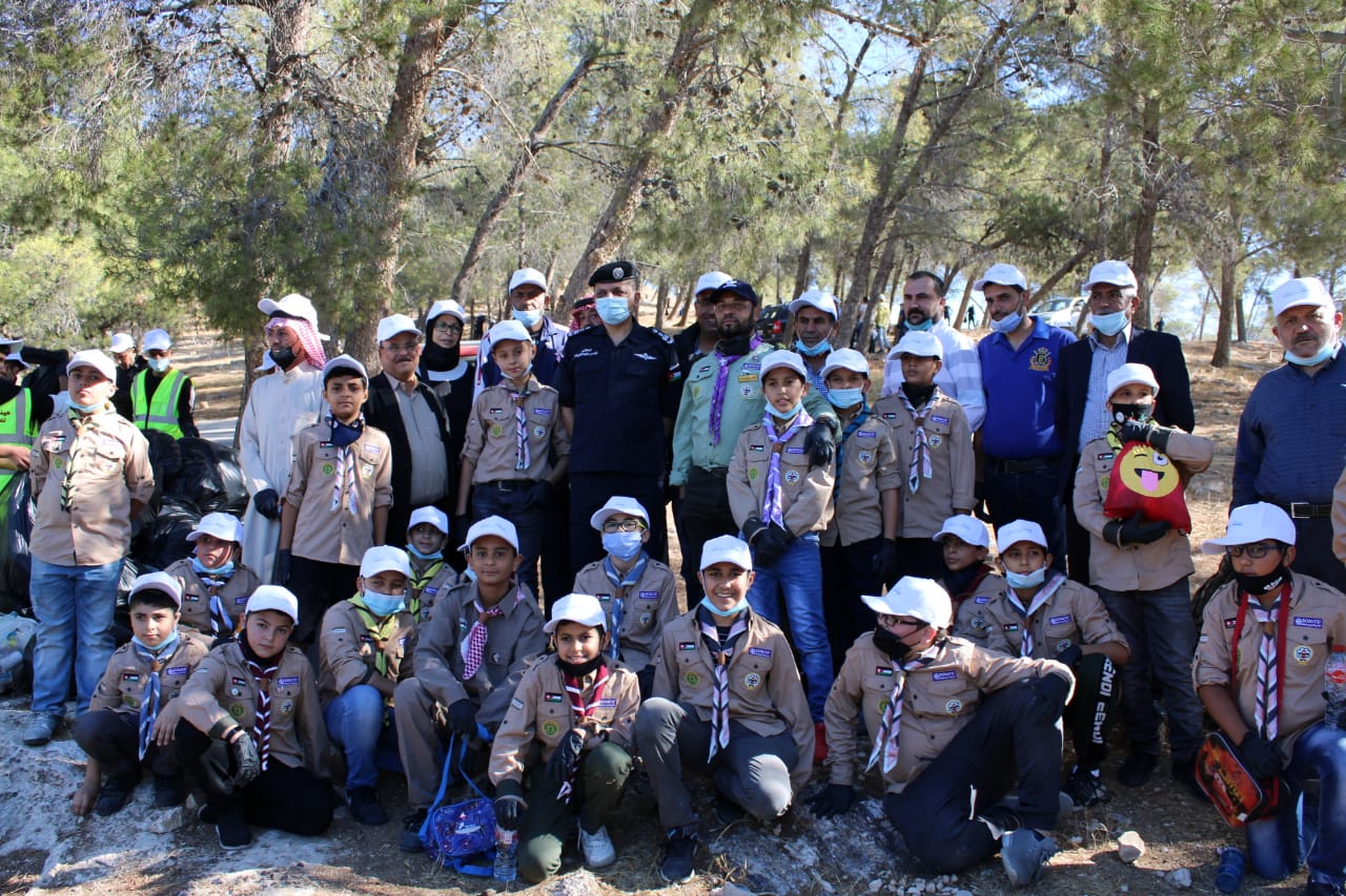 مديرية الأمن العام تطلق الحملة الوطنية لحماية البيئة بيئتنا ... رئتنا .. صور 
