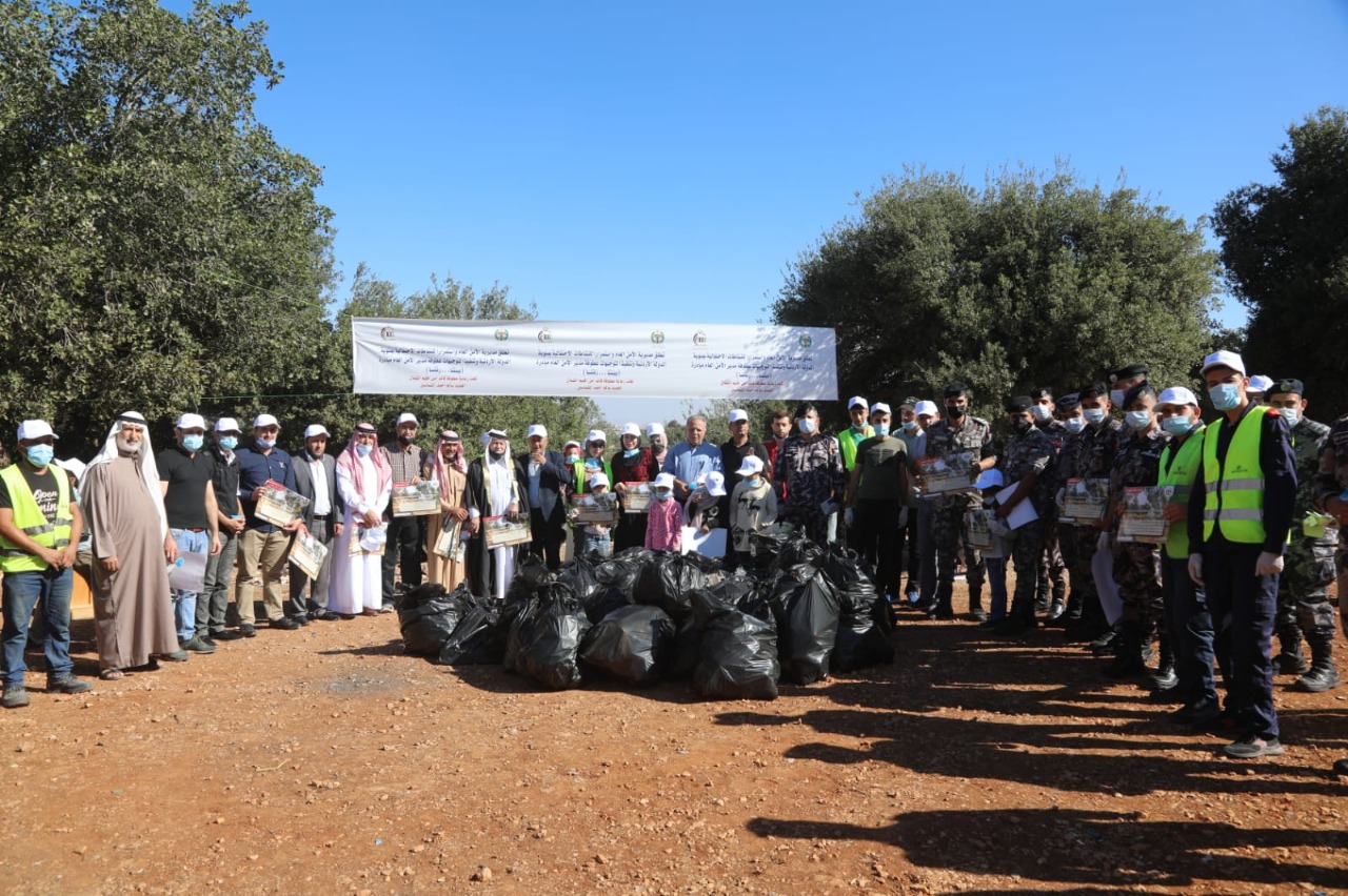 مديرية الأمن العام تطلق الحملة الوطنية لحماية البيئة بيئتنا ... رئتنا .. صور 