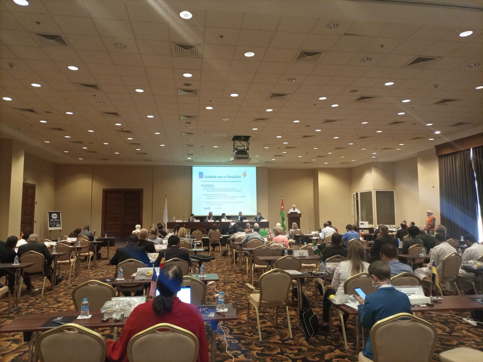 رئيسة الاتحاد الدولي لرياضة المكفوفين تبارك إنجازات اللجنة البارالمبية الأردنية