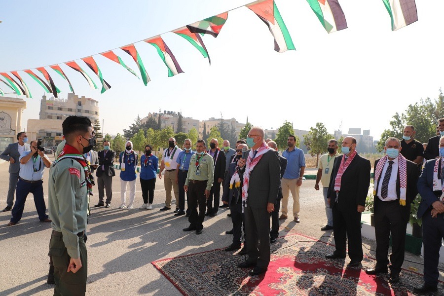 مساد يرعى احتفالات اليرموك بعودة التعليم الوجاهي في الحرم الجامعي  