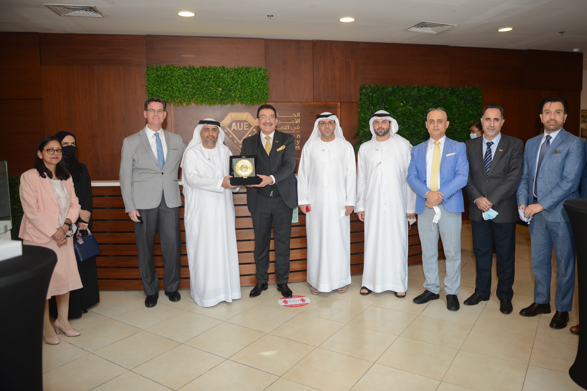 توقيع اتفاقية تعاون بين الجامعة الأمريكية بالإمارات AUE ومحاكم مركز دبي المالي العالمي