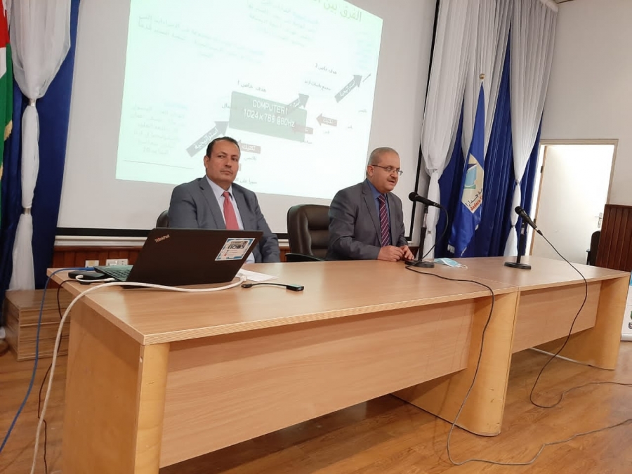 ورشة تدريبية في جامعة جدارا لطلبة برنامج أنا أشارك +