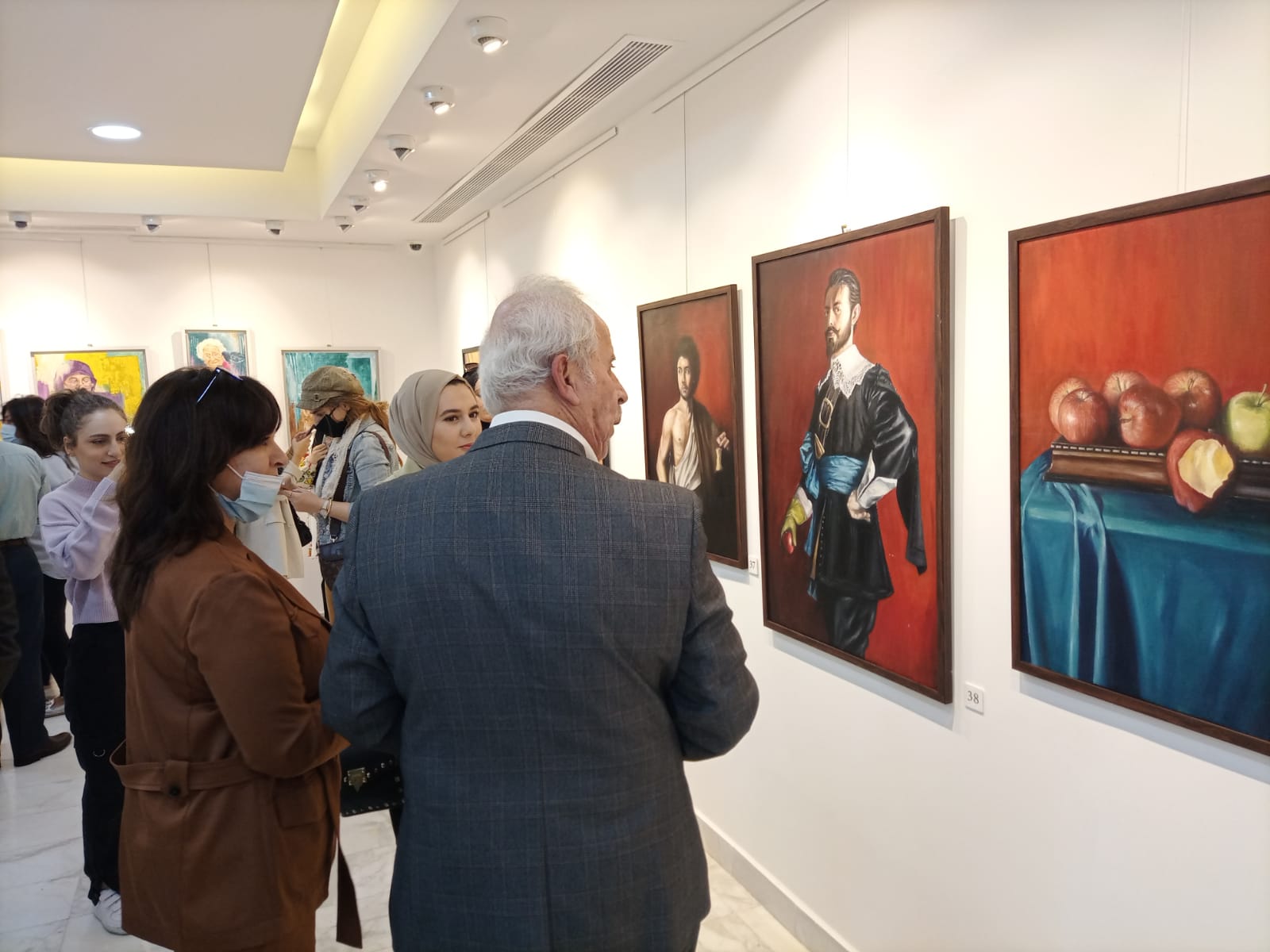 افتتاح معرض ل20 فنانة تشكيلية في جالري جودار 