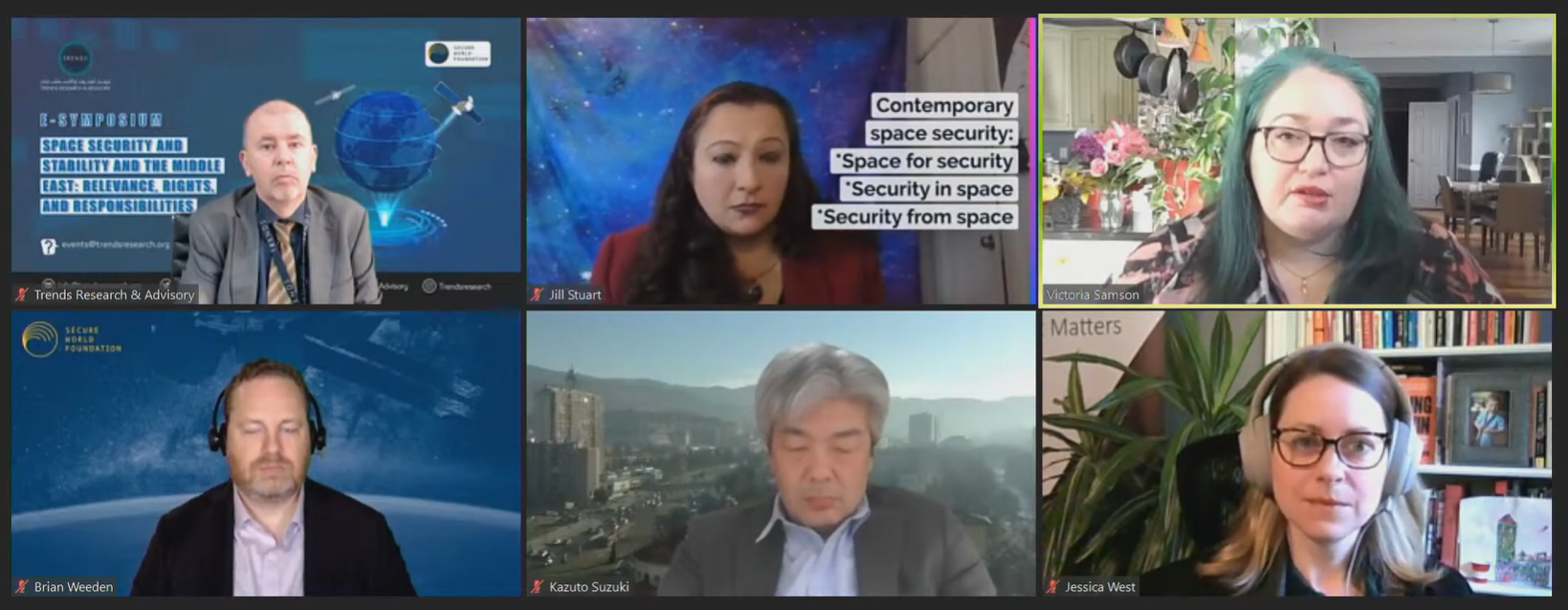 ندوة علمية في مركز تريندز بالتعاون مع مؤسسة العالم الآمن بحثت أمن الفضاء والاستقرار والشرق الأوسط: الأهمية والحقوق والمسؤوليات
